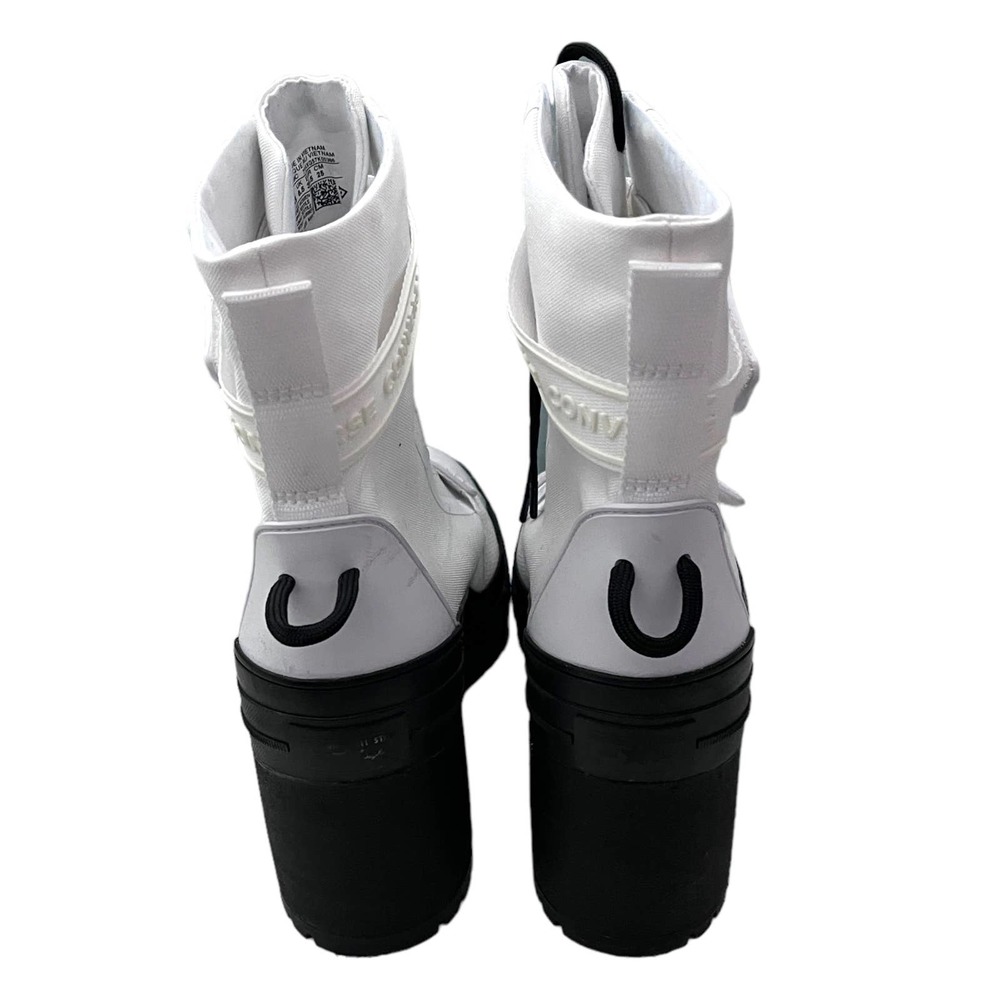 Converse Chuck Taylor All Star GR82 XX-HI High Heel Boots White/Black Size 8.5 - Picture 2 of 10